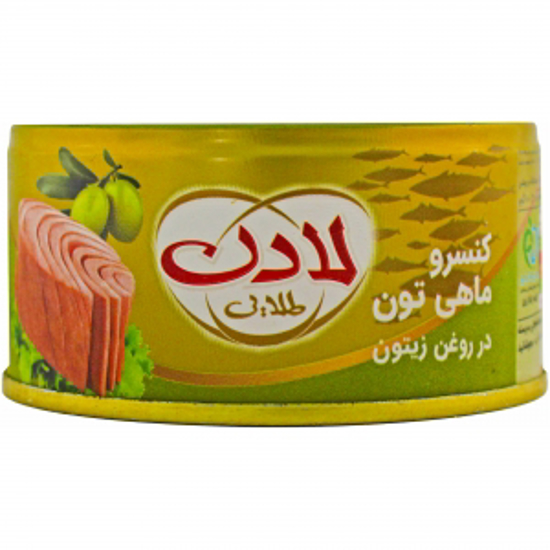 تصویر از کنسرو ماهی تن لادن 180 گرم روغن زیتون