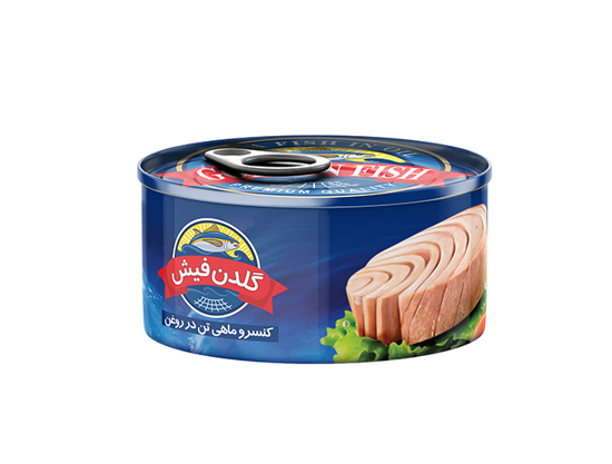 تصویر از کنسرو ماهی تن گلدن فیش شیرین عسل 180 گرم بزرگ