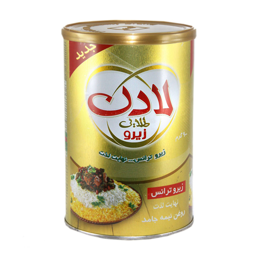 تصویر از روغن جامد لادن طلایی 900 گرم فلزی