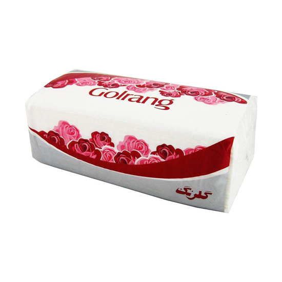 تصویر از دستمال کاغذی گلرنگ 250 برگ سلفونی