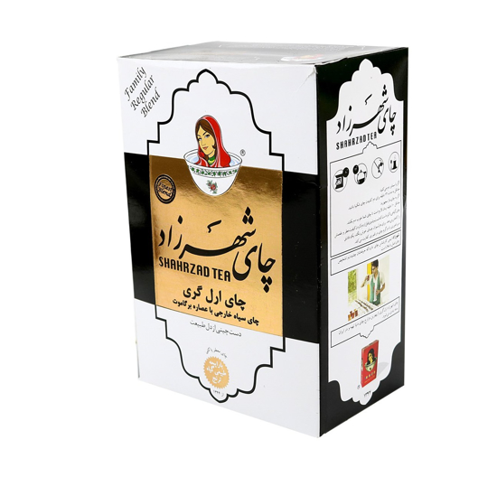 تصویر از چای شهرزاد 400 گرم ارل گری مشکی معطر
