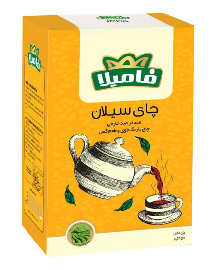 تصویر از چای شکسته فامیلا 450 گرم سیلان زرد